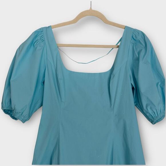 Staud Laelia Puff Sleeve Mini Dress 8 NWT - Picture 4 of 11